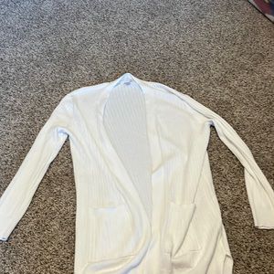 White cardigan. Size: small.